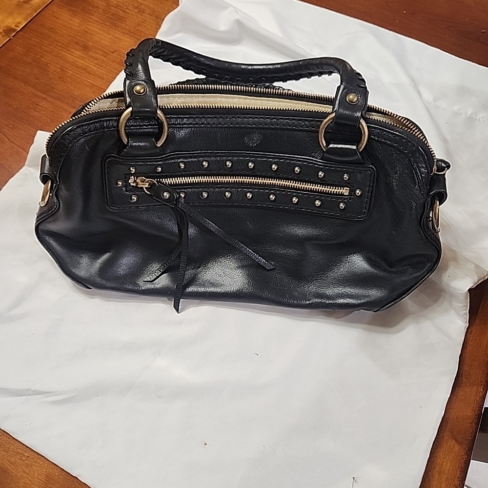 Black Leather Vintage Michael Kors Women's Bag